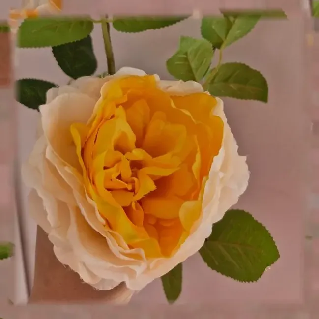 گل مصنوعی شاخه پیونی - Image 3