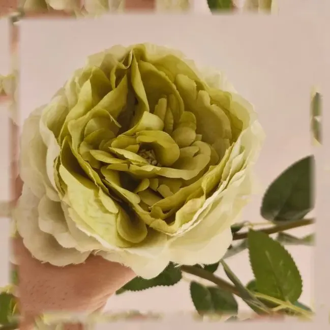 گل مصنوعی شاخه پیونی - Image 4