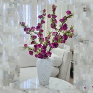 گلدان شیشه ای رنگی مدل بهار بزرگ