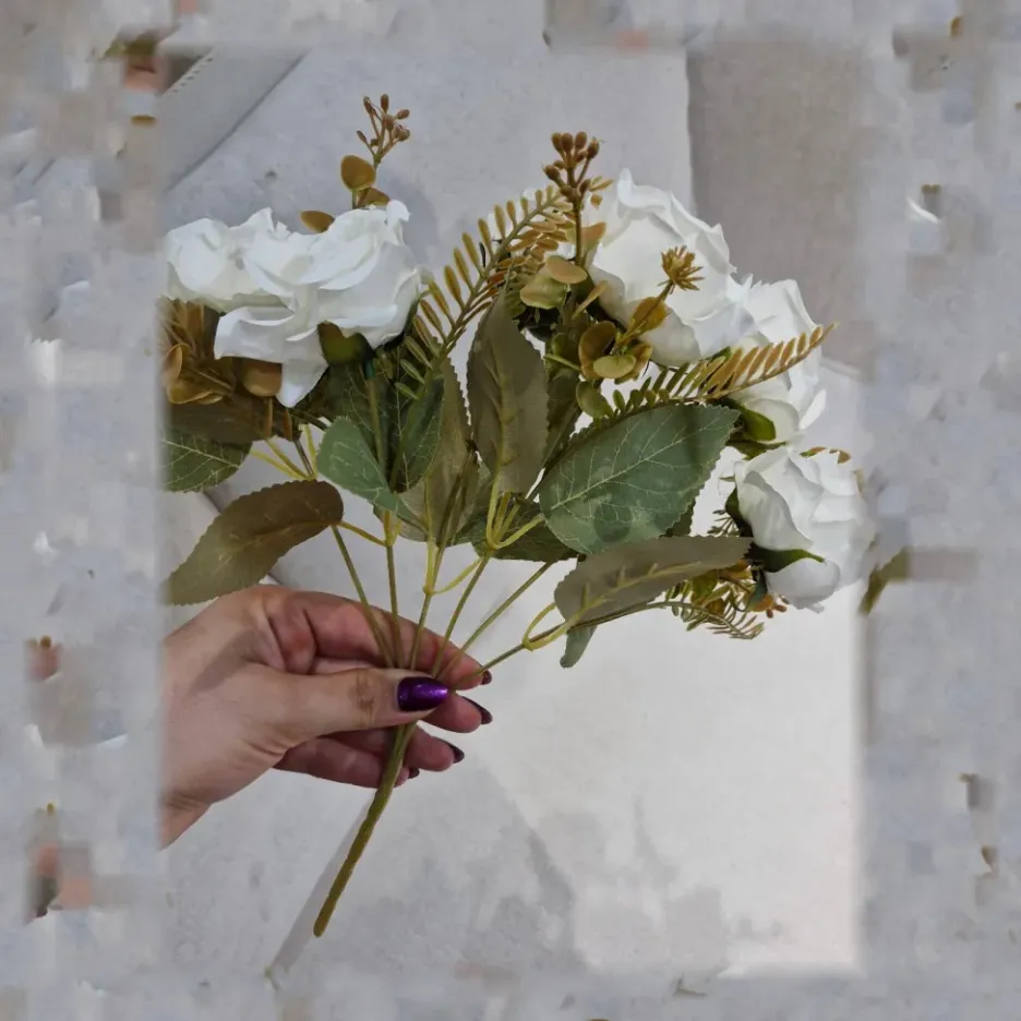 گل مصنوعی بوته رز - Image 2