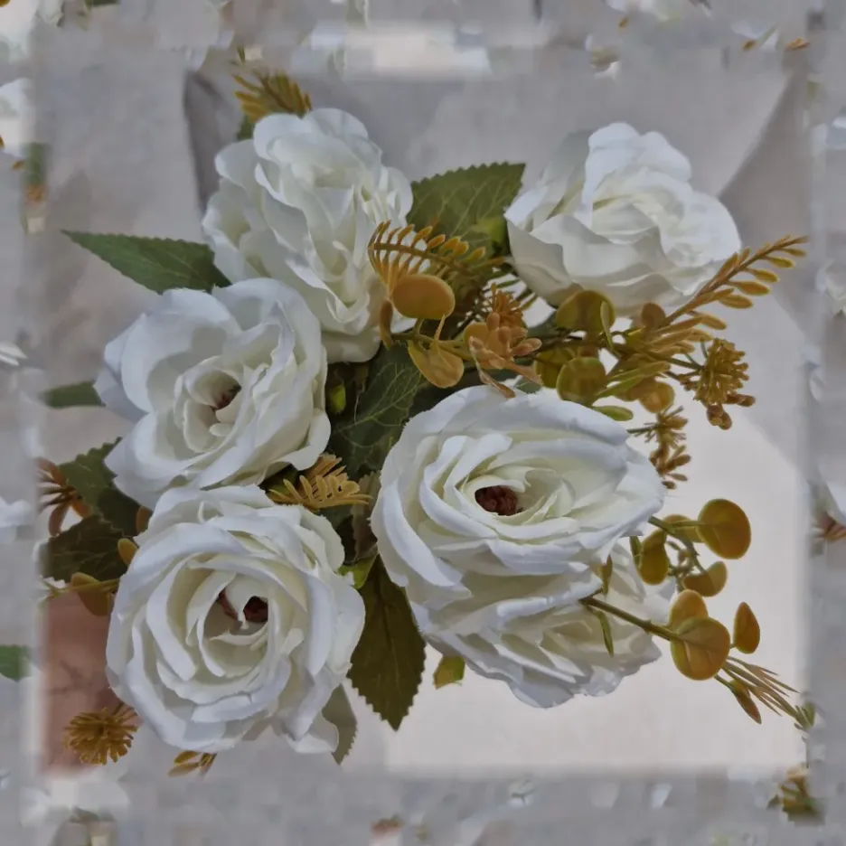 گل مصنوعی بوته رز - Image 3