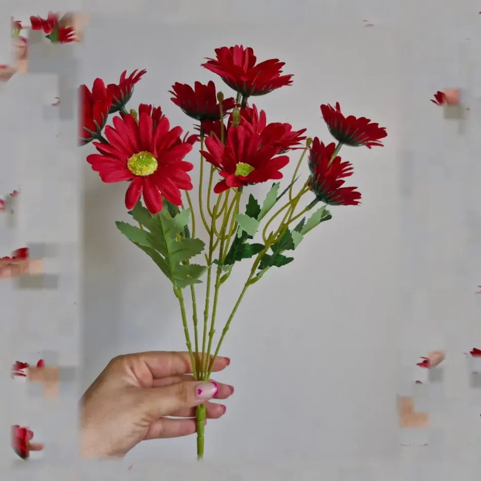 گل مصنوعی بوته مینا ۱۵ گل - Image 6