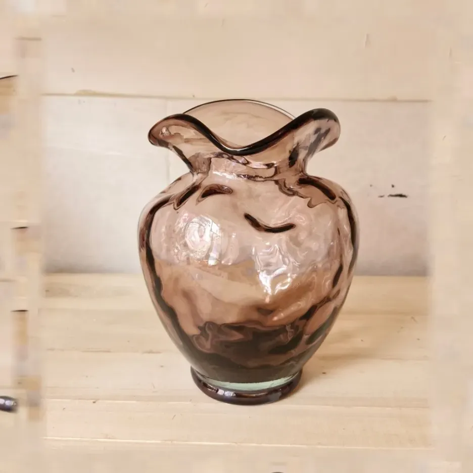 گلدان شیشه ای رنگی مدل ارکیده کوچک - Image 3