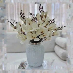 گلدان شیشه ای رنگی مدل خطی