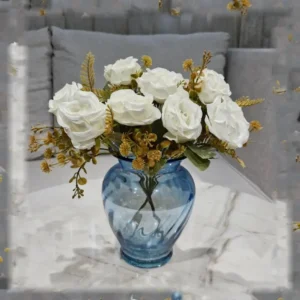 گل مصنوعی بوته رز