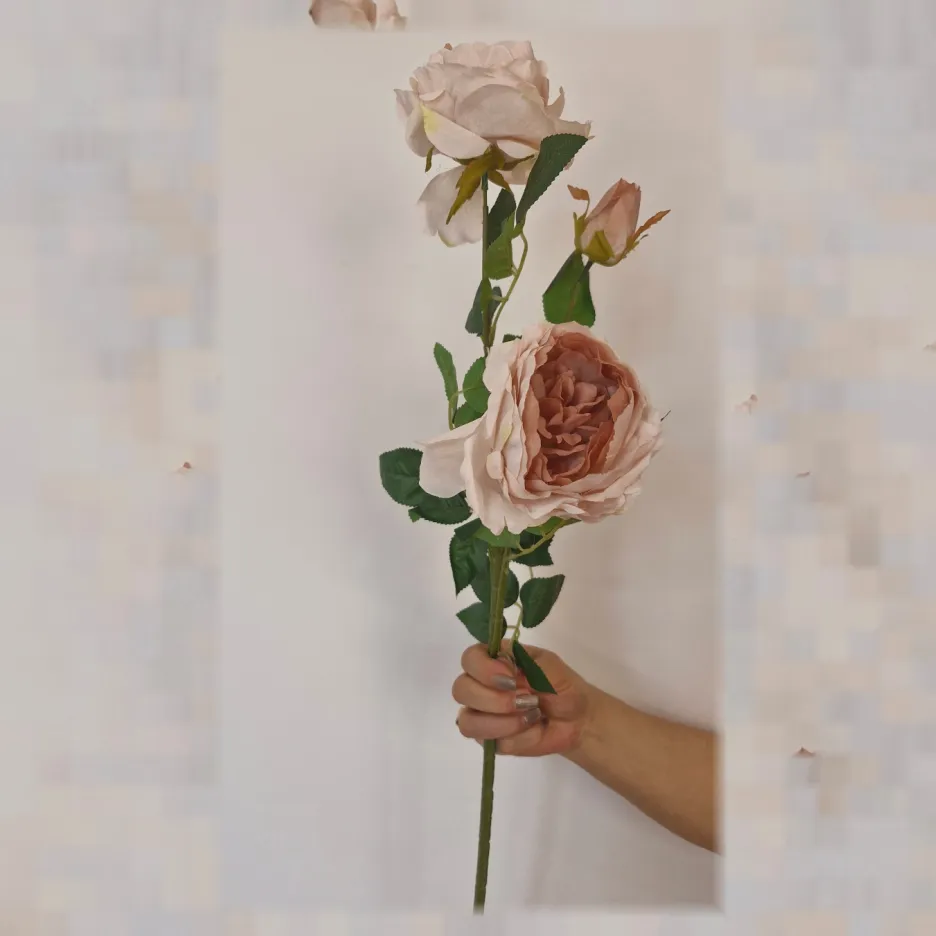 گل مصنوعی شاخه پیونی - Image 12