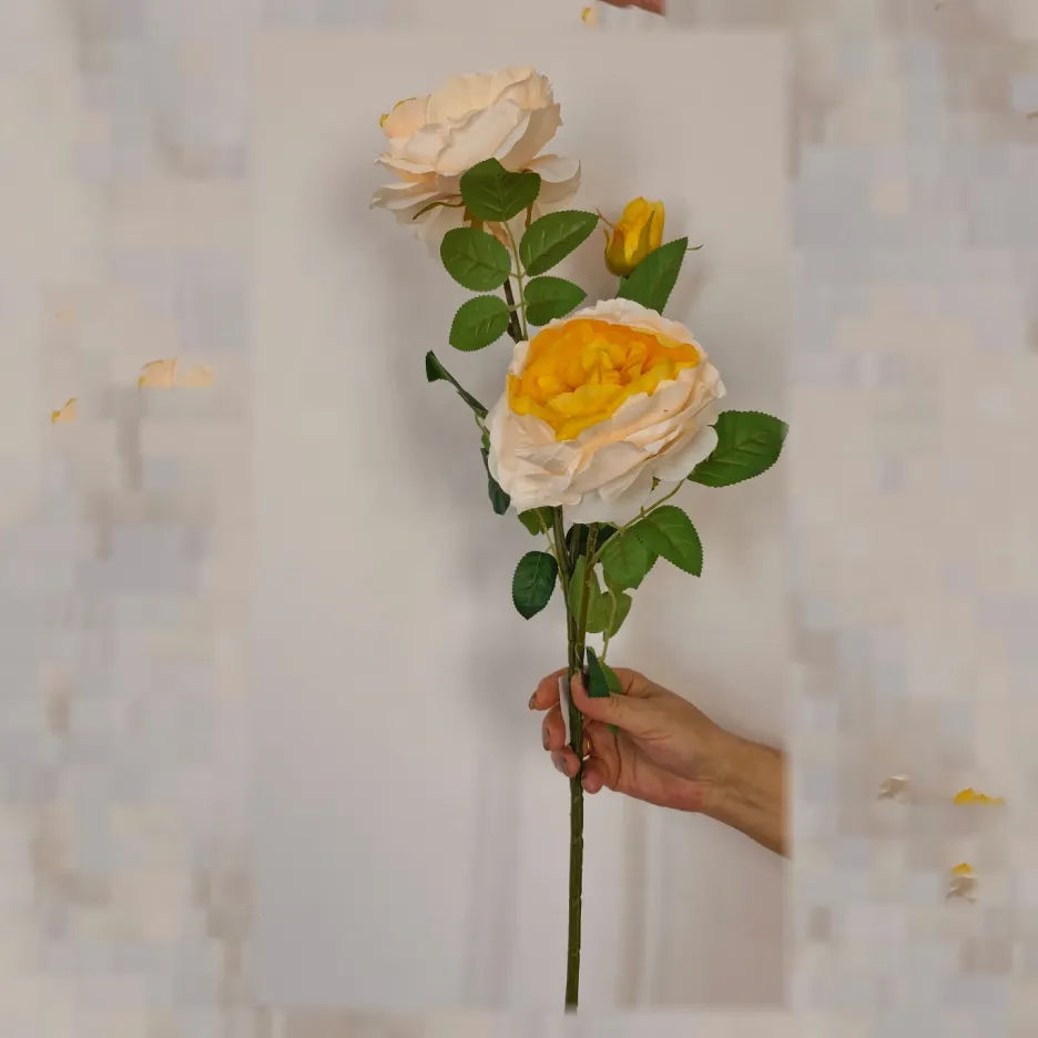 گل مصنوعی شاخه پیونی - Image 14